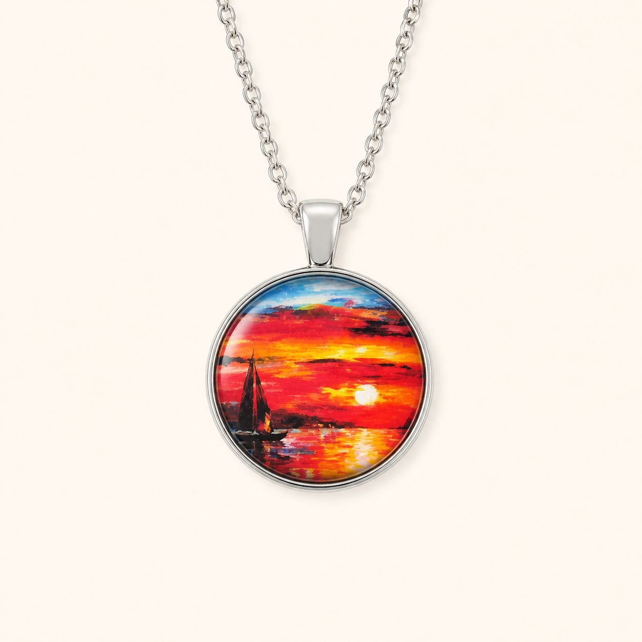 Sailing At Sunset Necklace